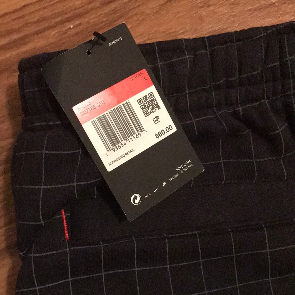 NWT NIKE SWEATPANTS JOGGERS STORY OF THE SWOOSH - Picture 3 of 4